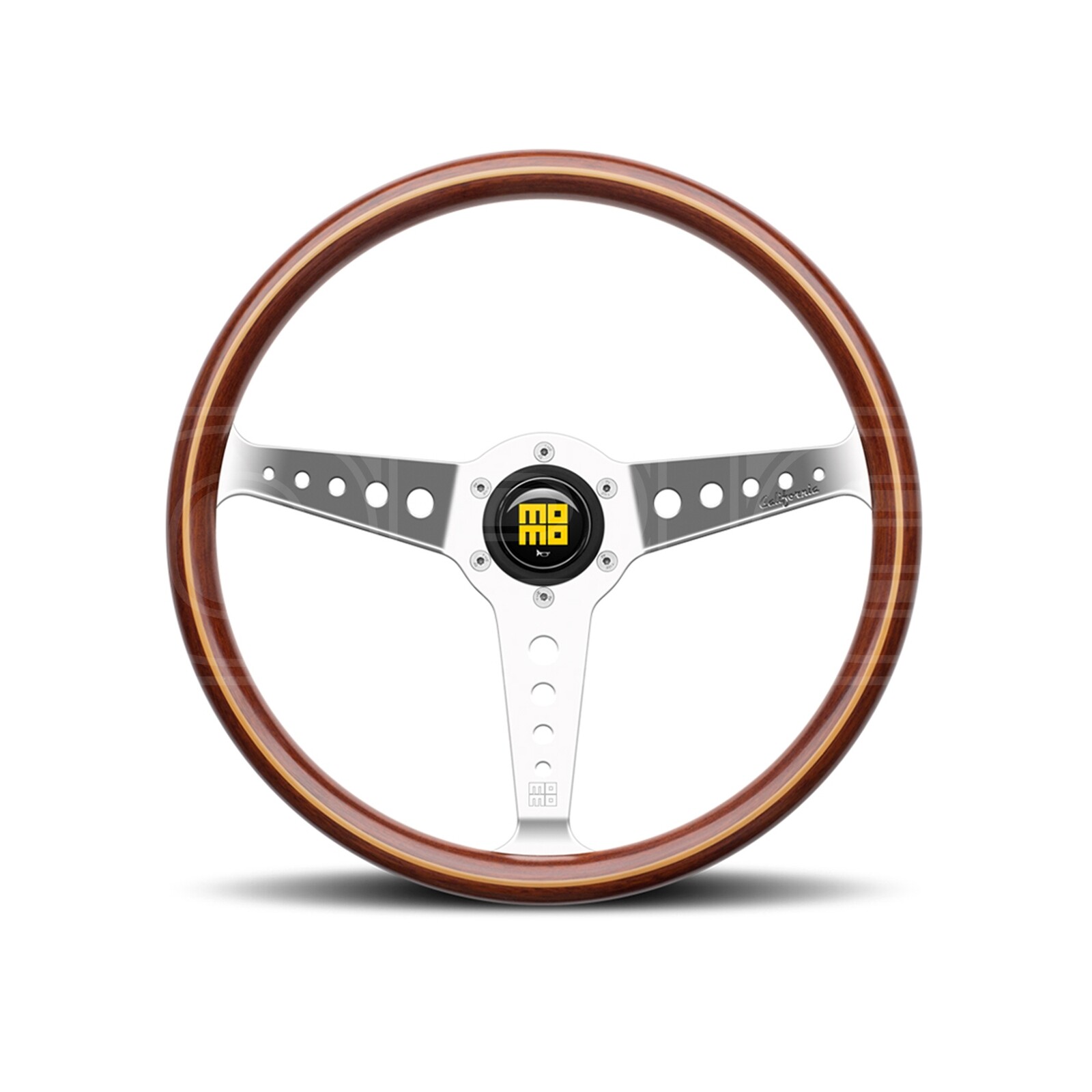 MOMO California Heritage 360mm Mahogany Wood Street Steering Wheel - Premium