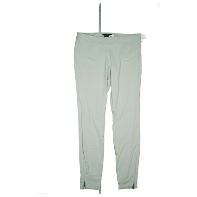 Windsor Womens Fabric Ankle Pants Slim Fit Jegging Super Stretch Zip 36 Beige NEW