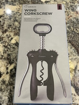 Rabbit- Wing Corkscrew, New In Box! A Cork Screw, In A Box  Interesting Idea.