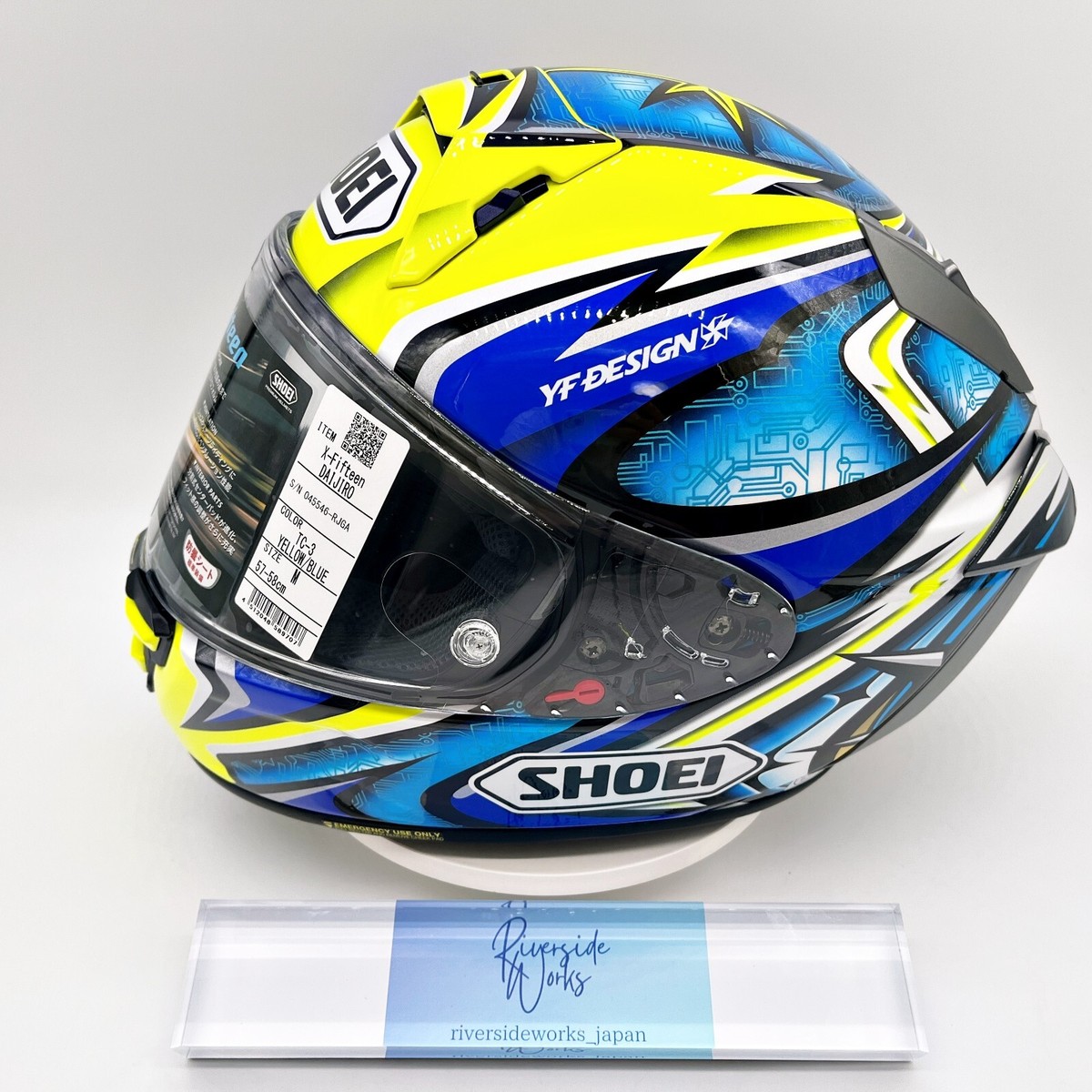 SHOEI X-Fifteen DAIJIRO TC-3 X15 Full Face Helmet | Size M | Men