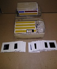 Vintage 100 Lot Slides w/ Boxes 00082 C1-4-1-1