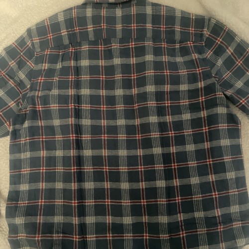 Lucky Brand Flanellshirt blau kariert langarm geknöpft Herren Größe XXL NEU MIT ETIKETT - Bild 5 von 6