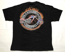 Orange County Choppers American Custom Steel T Shirt Mens Size XL 2003 Black SS