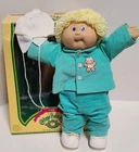 VTG 1985 Cabbage Patch Kids Blonde Hair, Tooth "Jesse Yves" w/Orginal Box