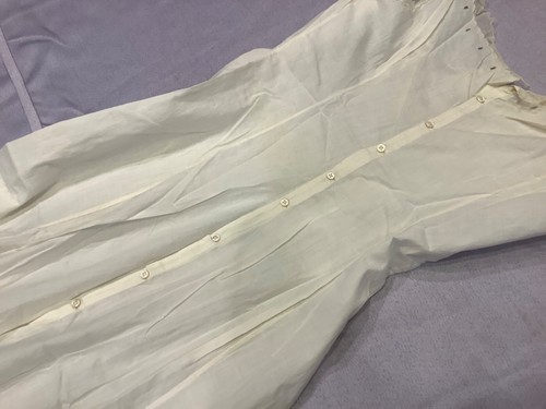 Antique vintage Victorian Linen & Lace Christening Garment - Picture 14 of 14