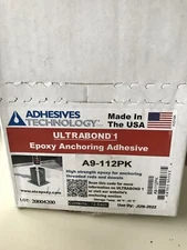 LOT-12 ULTRABOND1  A9-1 Anchoring Epoxy STRONG Adhesives, 8.6 Oz./254 ml