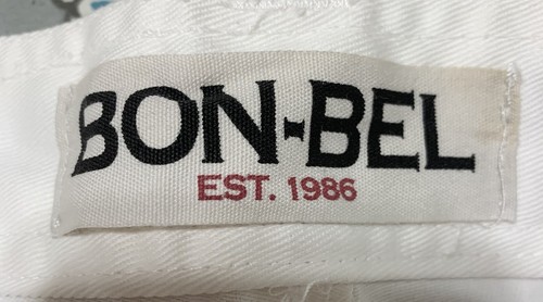 NEU Bon-Bel Herren Cargoshorts Größe 44 Gürtel Y2K Baggy weiß Utility 100 % Baumwolle - Bild 6 von 7