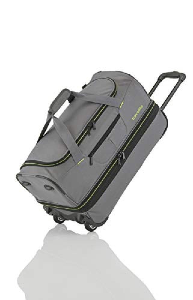 (TG. 70 cm) Travelite Sac de voyage   roulettes "Basics" 70cm gris/vert Borsone,