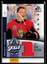 2020-21 SP Game Used 2020 NHL All-Star Skills Fabrics 1st Year Brady Tkachuk