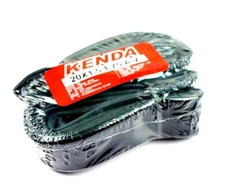 KENDA 20x1.5/1.75 A/V Schrader/American Folding Bike 406 Inner Tubes - 2 pcs