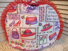 HANDMADE TEA COZY RED HAT