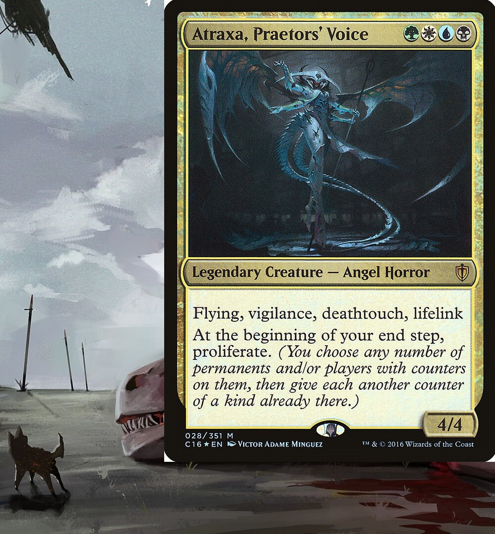 Atraxa, Praetors Voice Toxic Infect Commander Deck Magic MTG Ready