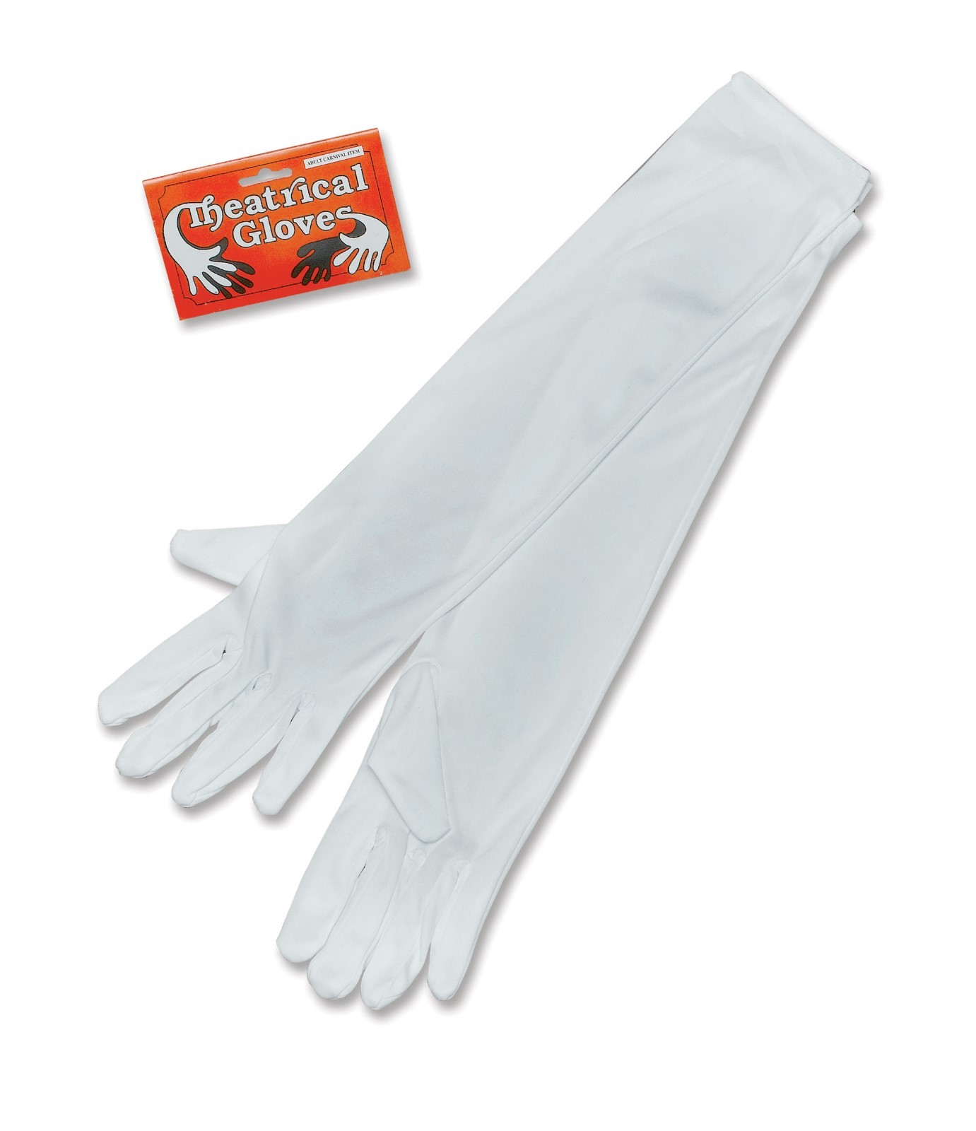 Long White Opera Gloves Proms Halloween Fancy Dress