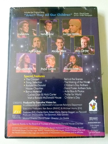 The Concert For World Children's Day DVD NEW - Bild 2 von 4