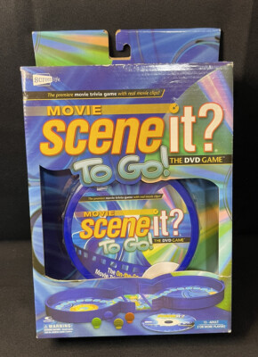 Screenlife Movie Scene It? To Go! DVD Movie Trivia Game w/Real Clips 2008 Sealed