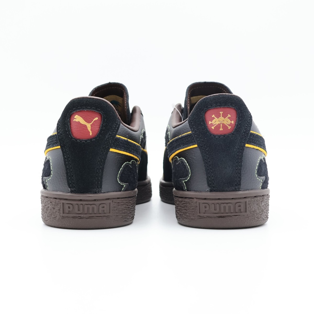 396525-01 ONE PIECE Puma Suede Blackbeard Puma Black Dark