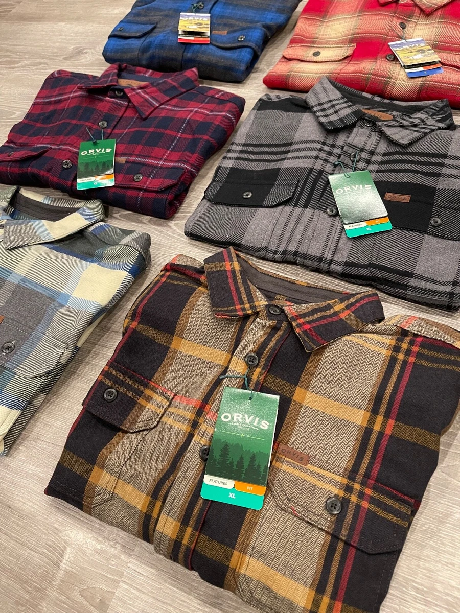 Orvis, Shirts, Orvis Heavy Flannel Shirt