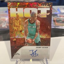 2023-24 NBA Hoops Jeremy Sochan Hot Signatures Asia Hyper Gold Auto SP tmall🔥