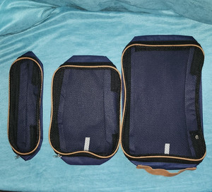 3-Piece travel set Mesh Organizer Packing suitcase/luggage Compression