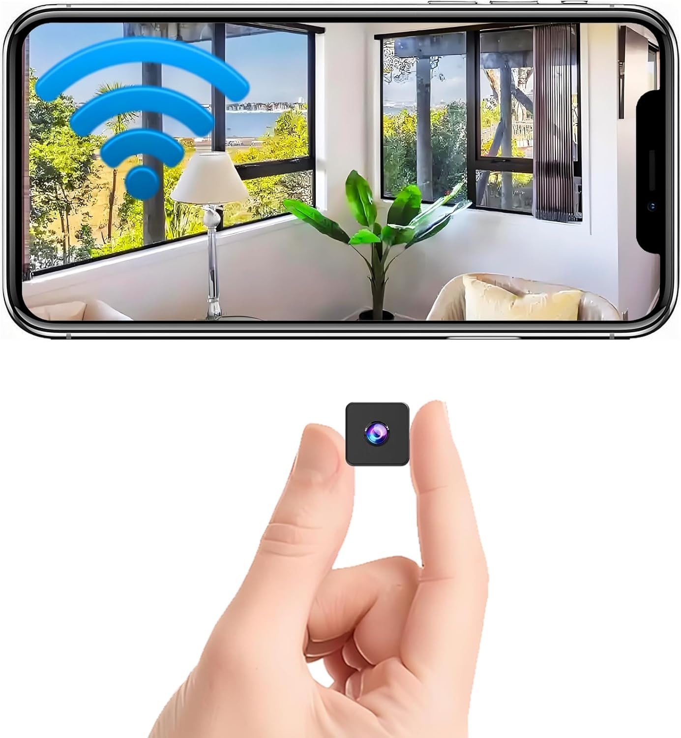 Tiny Magnetic Camera: Wireless 1080P HD with Smart Motion Alerts