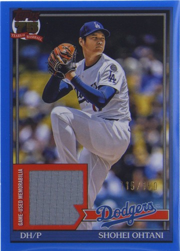 2026 Topps Heritage Shohei Ohtani Ready And Action! Blue Parallel