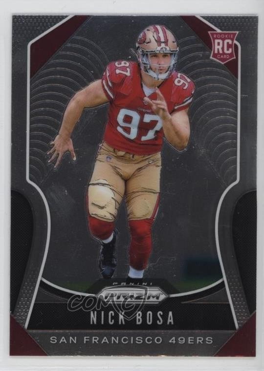2019 Panini Prizm Rookies Nick Bosa #311 Rookie RC n1u