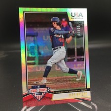 Zach Watson 2019 Stars & Stripes Base Longevity Team Logo Gold 100 #/25 Orioles