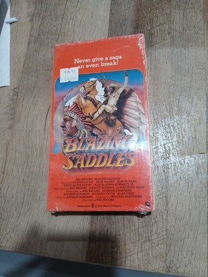 Blazing Saddles VHS 1991 Mel Brooks Gene Wilder Sealed Watermarks New