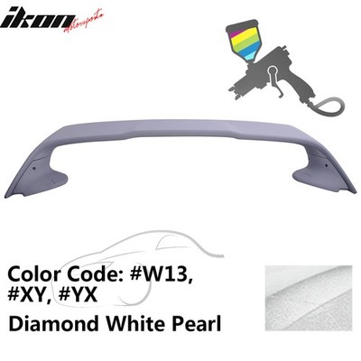 Fits 08-17 Mitsubishi Lancer X EVO Style Rear Trunk Spoiler Painted #W13 White
