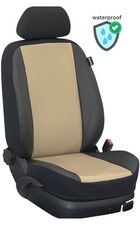 VW T5 Multivan bis 2009 Maß Sitzbezüge Komplettset 7-Sitzer: Kunstleder/beige/