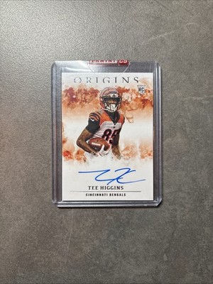 2020 Panini Origins - Tee Higgins RC On Card Auto Cincinnati Bengals NFL Sealed