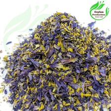 Blue Lotus Flower Dried Organic Tea cut 1-2mm Nymphaea caerulea.Blue Water