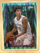 2025 Topps Chrome Max Christie Teal Raywave 056/199