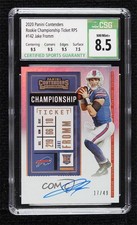 2020 Panini Contenders RPS Championship Ticket /49 Jake Fromm CSG 8.5 Auto 0ld5