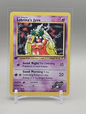 Sabrina's Jynx 59/132 1st Edition Gym Challenge NEVER PLAYED