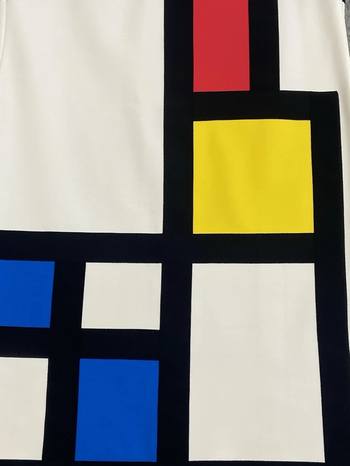 Chiara Boni Petite Robe Mariagiulia 色块鸡尾酒礼服 ASO 电视姜李 — 第 4/4 张图片