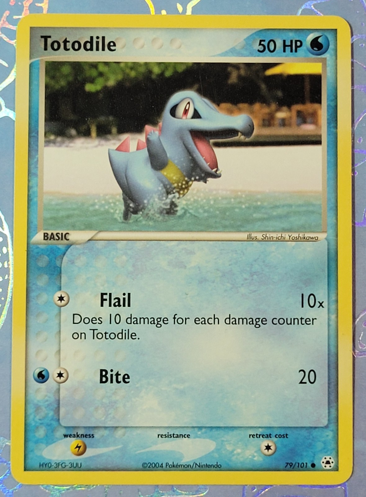 Totodile 79/101 EX Hidden Legends Pokemon Card LP