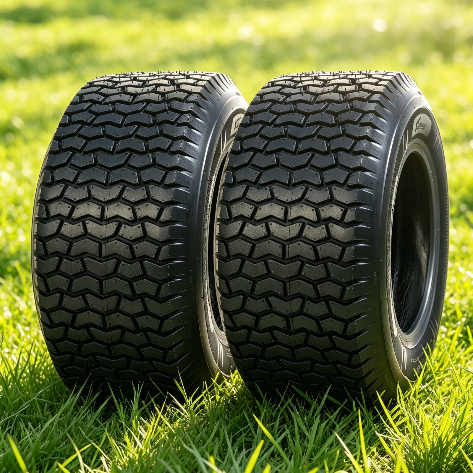 2X 16x6.50-8 Lawn Mower Tires 16x6.5-8 16X6.5X8 nhs Tractor Turf Tire Tubeless