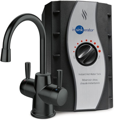 Insinkerator Stainless Steel Tank, HC250MBLK-SS HOT250 System, 2-Handle Drinking