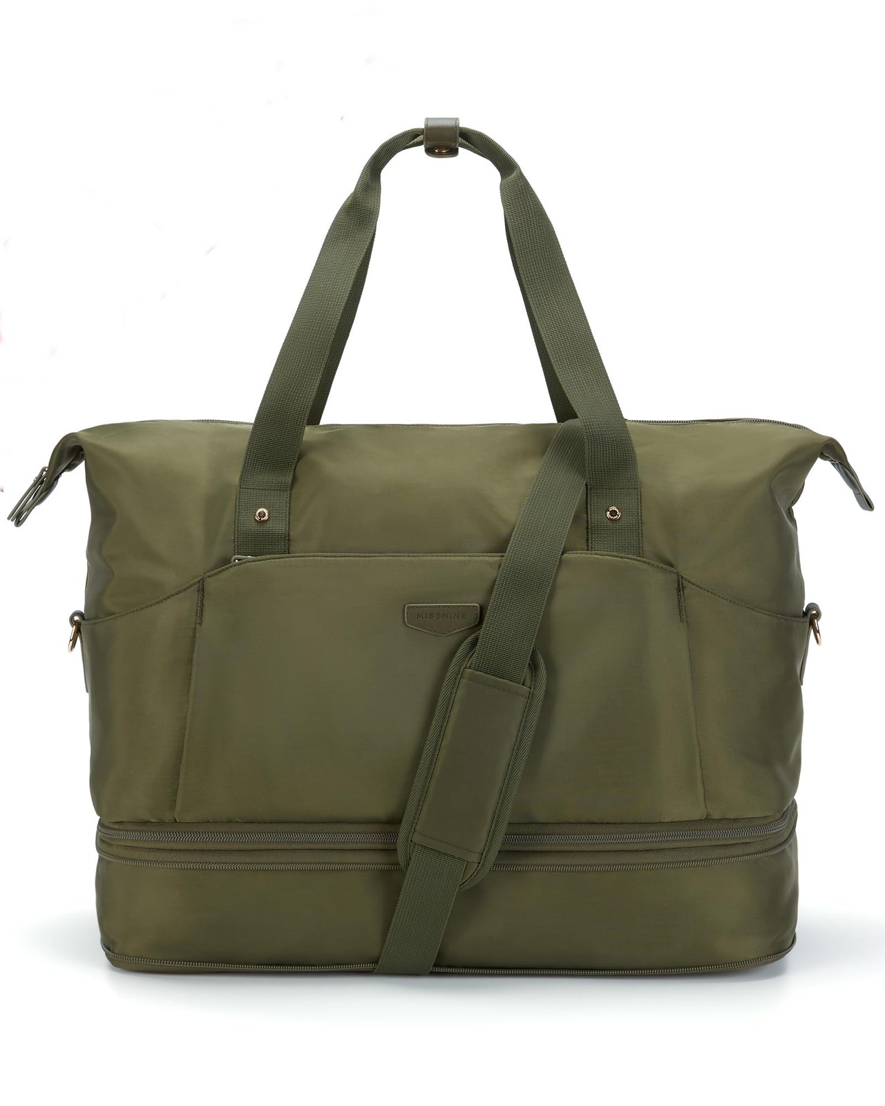 Weekender Bag for Women, Foldie Travel Bag Expandable with Shoes Compartment ...