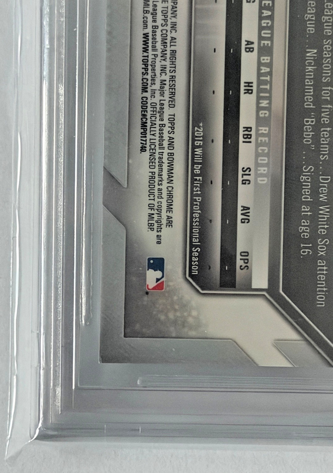 Fernando Tatis Jr 2016 Bowman Chrome CPA-FT Auto Refractor /499 BGS 9 RC Padres view 10