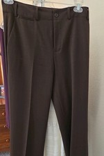 Ralph Lauren Black Label Dress Pants Womens 8 Brown light Wool Straight Leg