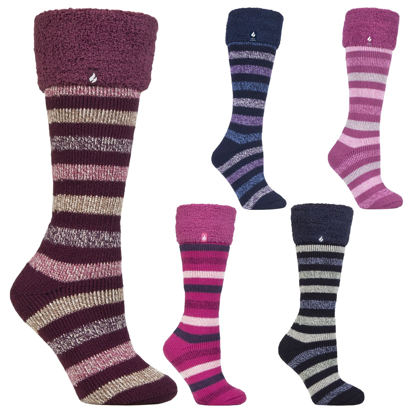 Heat Holders - Ladies Extra Thick Thermal Long Boot Socks Insulated Warm Socks