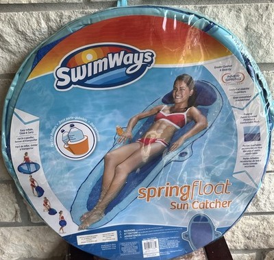 Swimways Spring FLoat Sun Catcher with Two Cup Holders New