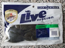 Luck E Strike Live Motion Frantic Frog Green Pumpkin 3" 5pk 