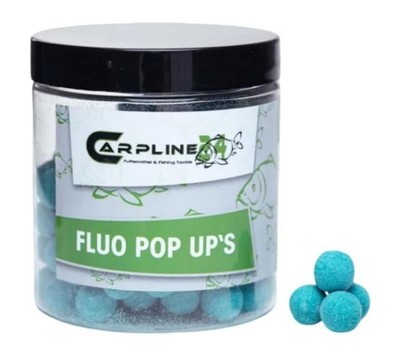 Carpline24 Fluo Pop Up Boilies Blau 12 mm verschiedene Flavour Karpfen Köder
