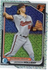 2024 Bowman Chrome Prospect Mojo Ref Rookie Jackson Holliday #47 Orioles