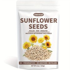 VBSWAP Hulled Sunflower Seeds 11oz Raw Unsalted
