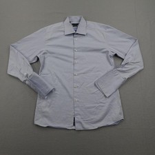 Suitsupply Shirt Mens Large Blue Button Up Dress Shirt Tessitura Monti 16 41