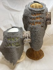 Duck Dynasty Beards Bibs Si Phil Robertson Set Of 2 Embroidered Fleece NEW Fun